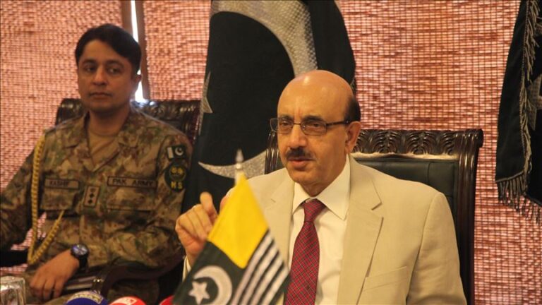 سردار مسعود خان : تركيا الدولة الوحيدة التي تتفهم قضيتنا