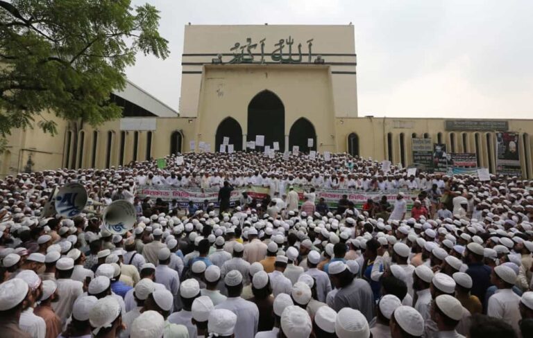 استشهاد أربعة في بهولا..احتجاجات حاشدة في العاصمة لمنظمة حفاظت إسلام بنغلاديش