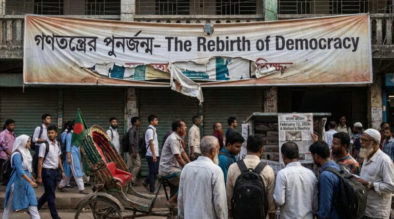 مخاض الديمقراطية في بنغلاديش